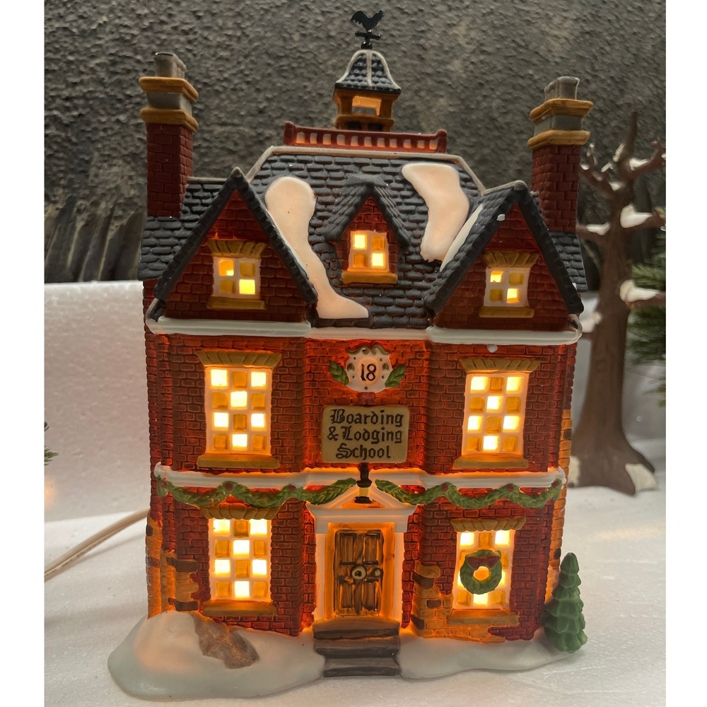 Dept 56 Dickens Village BOARDING & LODGING SCHOOL Christmas Carol Edition 5809-2